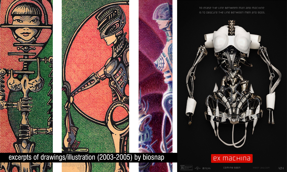 some robotic skeletons